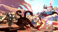 Eddie has extremely impressive reach (Image via Arc System Works)